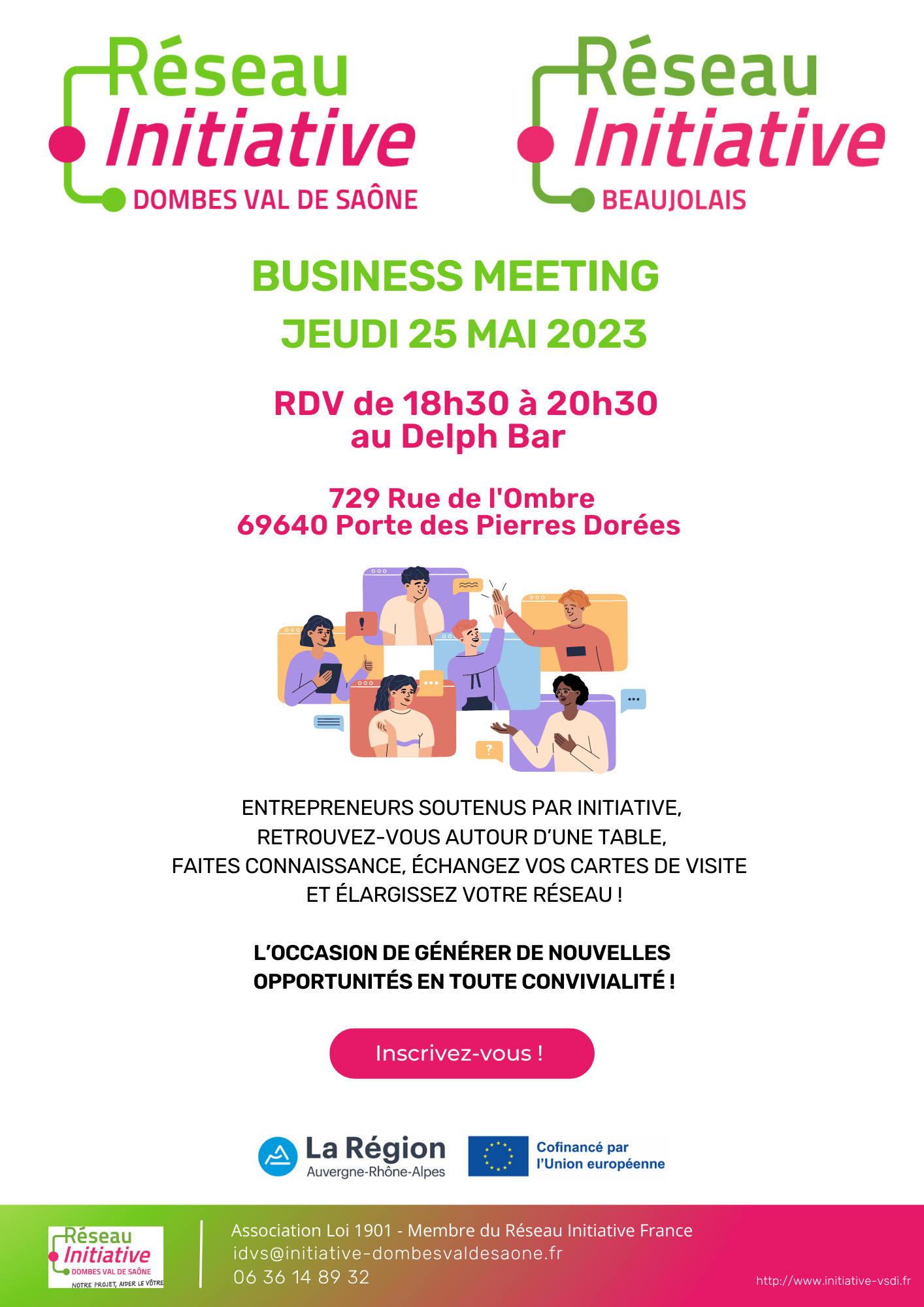 Affiche business meeting